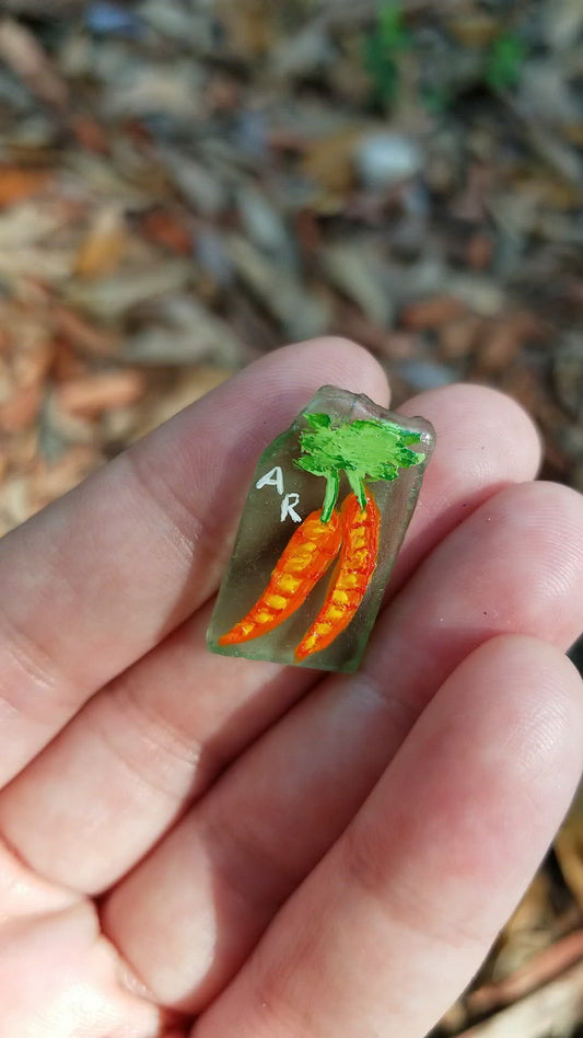 Seaglass Orange Carrots